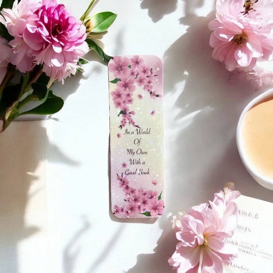 Blossom sparkle bookmark