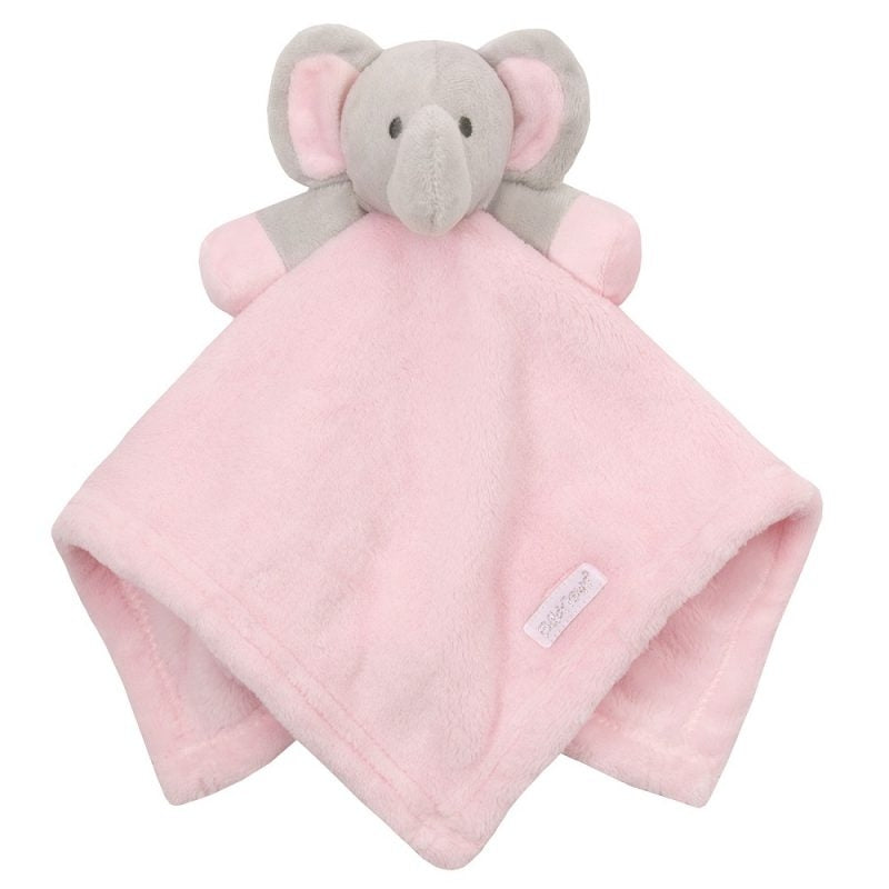 Personalised Pink Elephant Comforter Soft Toy — Embroidered Name