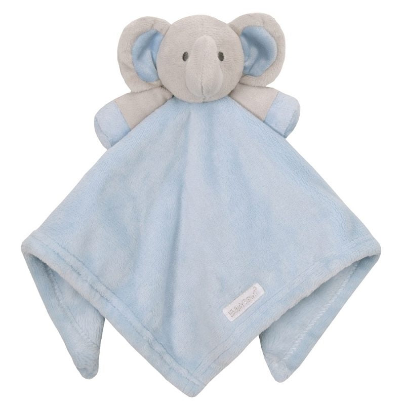 Blue baby comfort blanket Elephant soft toy