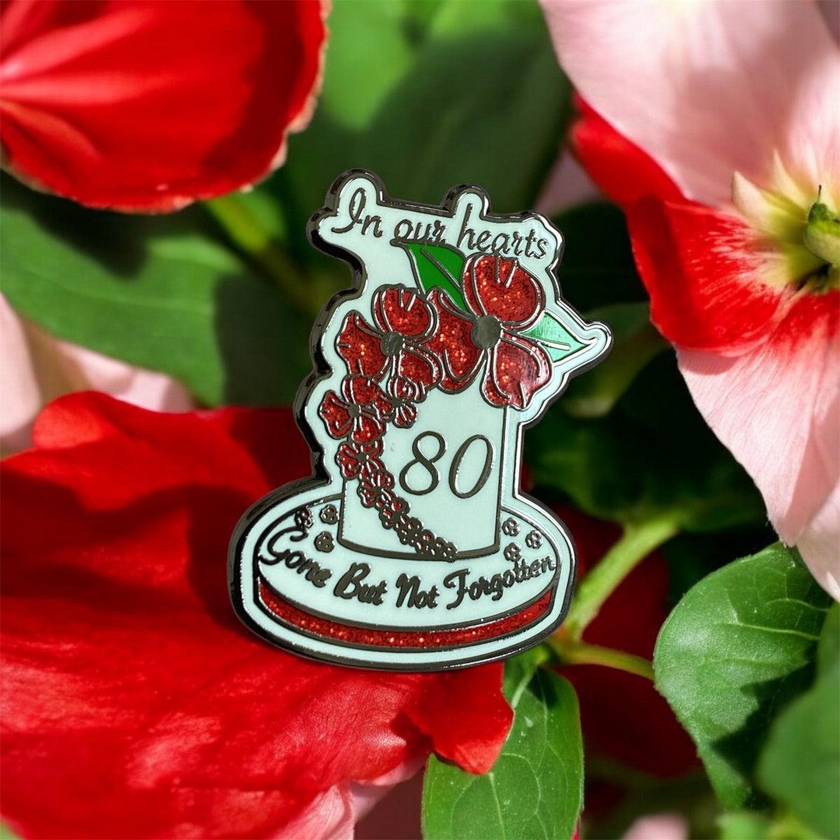 80th Anniversary of VE Day: Red Poppy Pin Enamel Badge