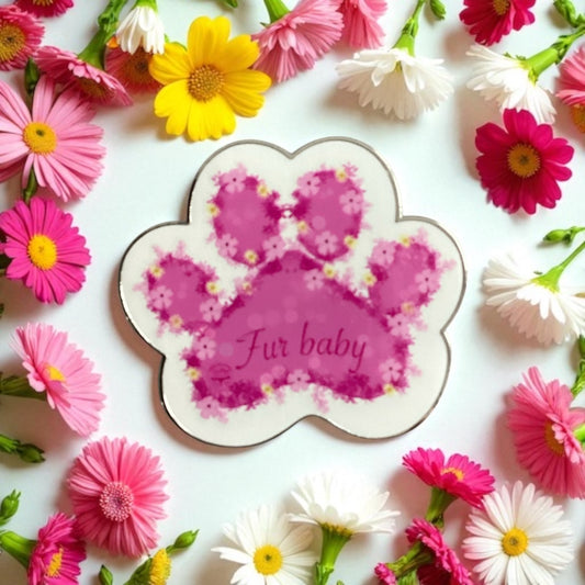 Enamel Pin - Pink Paw design - Luxury Collectible