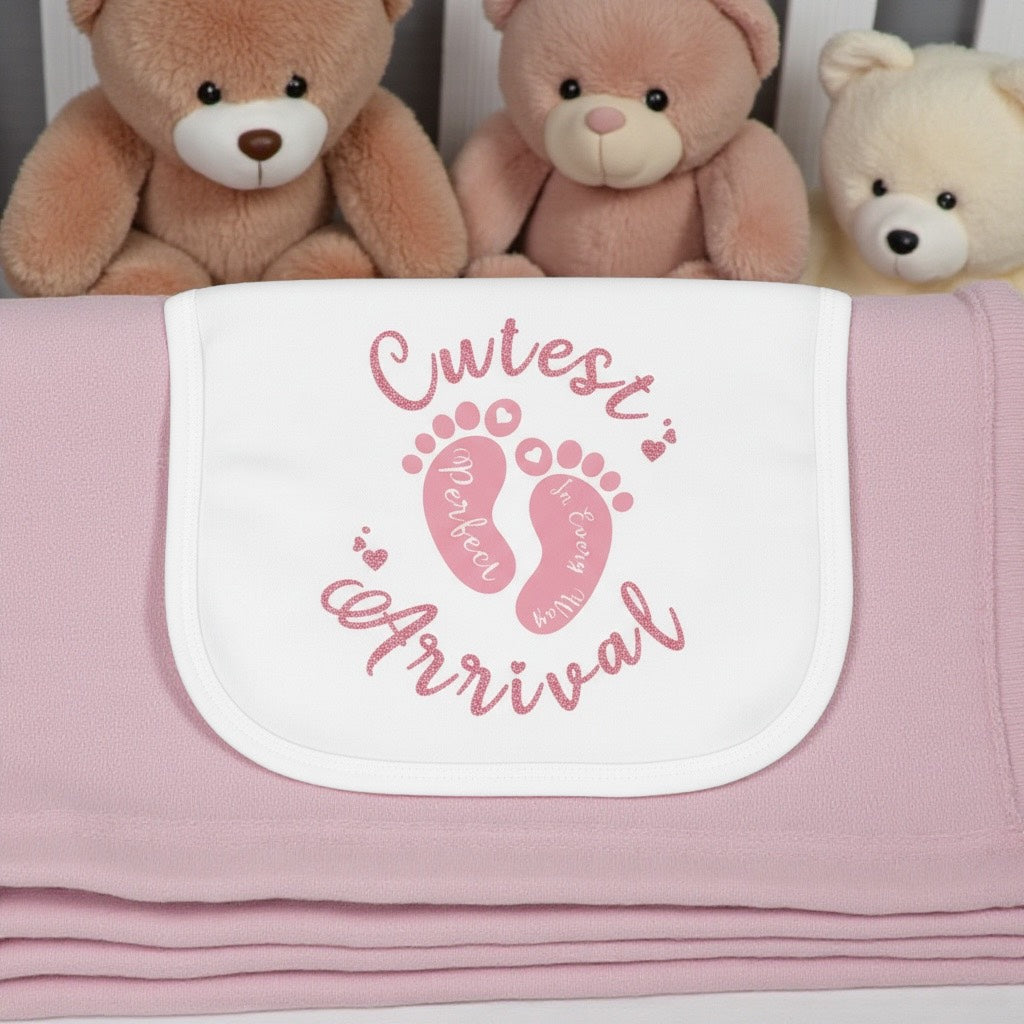 White Baby for your Baby Girl's arrival can be personalised