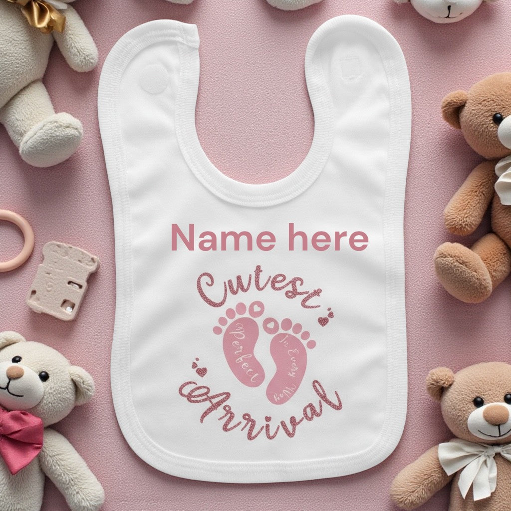 White Baby for your Baby Girl's arrival can be personalised