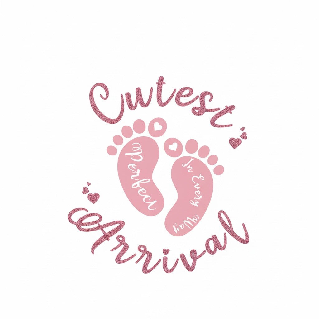 White Baby for your Baby Girl's arrival can be personalised