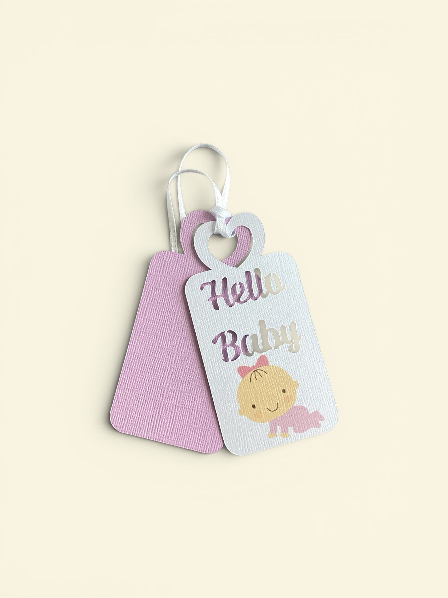 Baby Girl Gift Tags | Quirky Illustrated Set of 3 | Baby Shower & New Arrival
