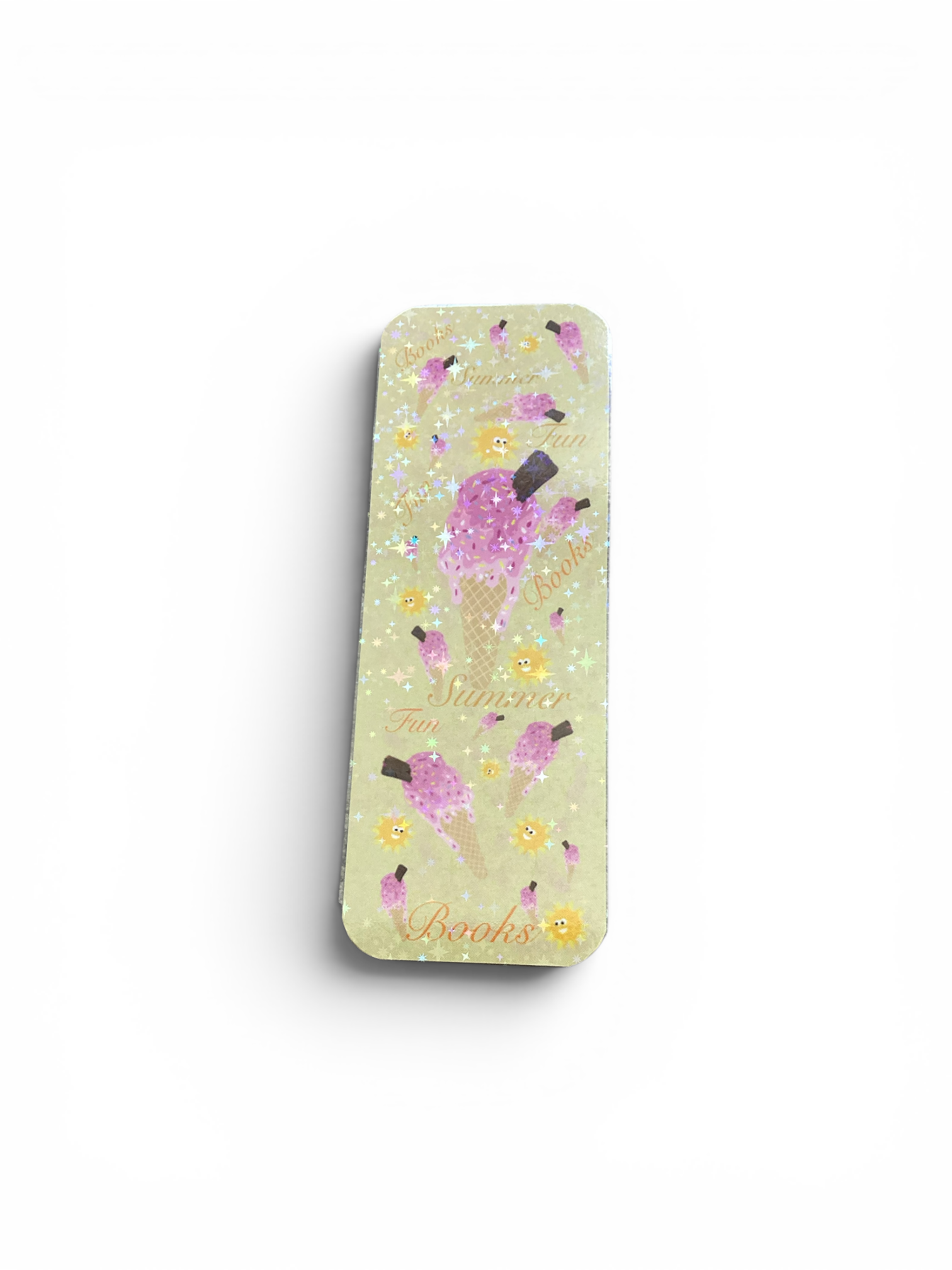 Round corner Ice cream bookmark