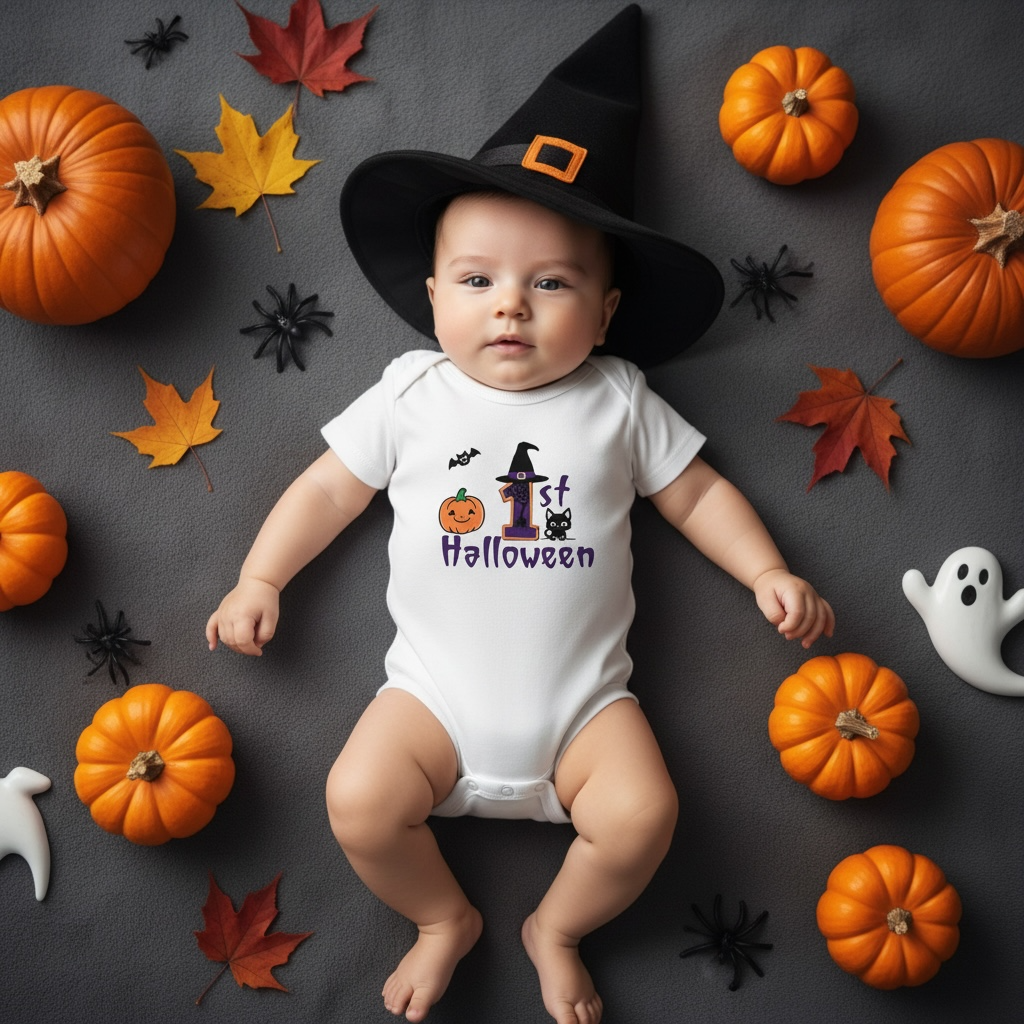 My 1st Halloween Baby Vest | Personalised Keepsake Gift