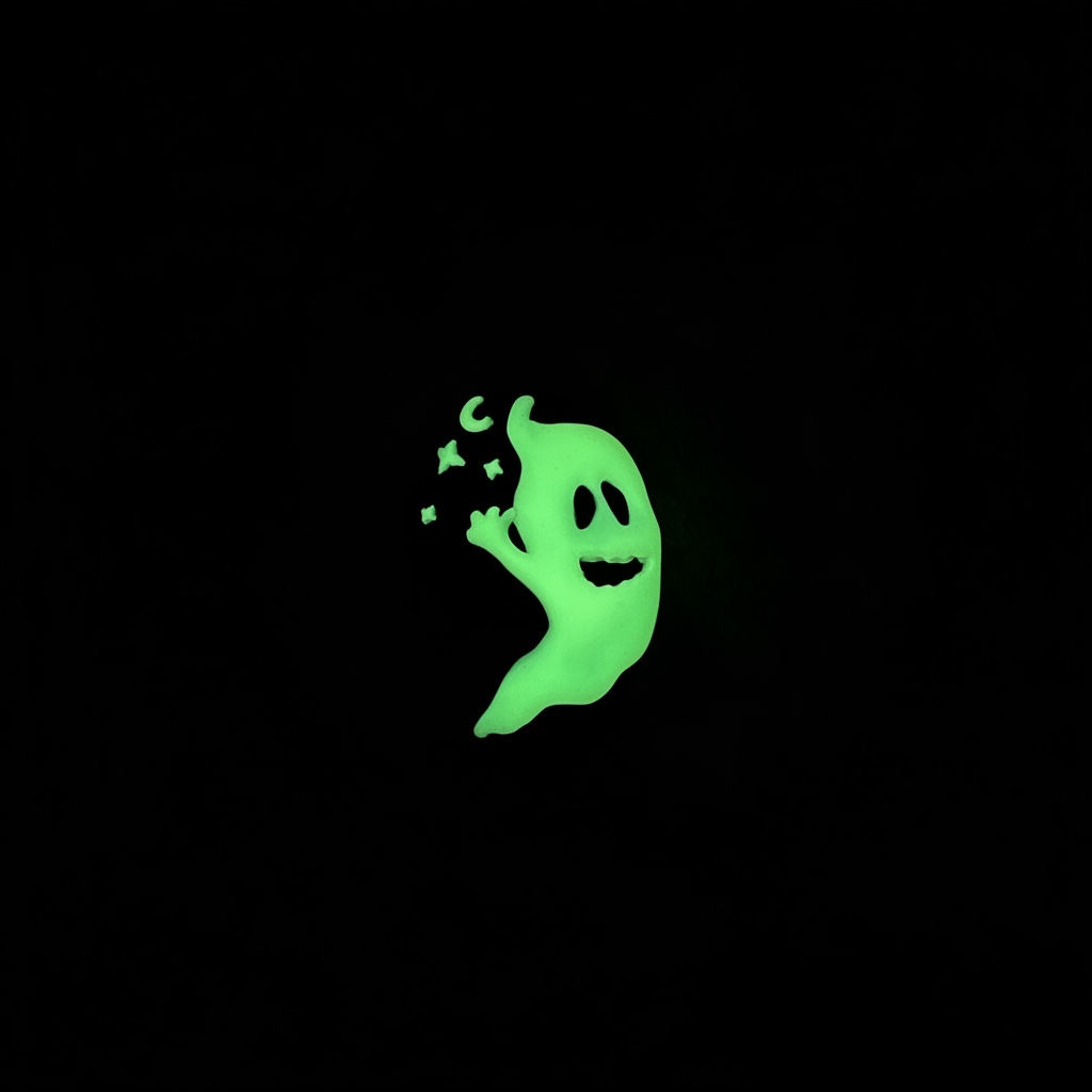 Halloween Ghost Worry Stone – Glow in the Dark